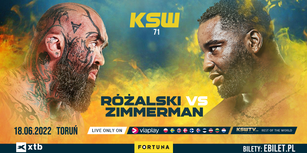 KSW 71 Różal Zimmerman kickboxing