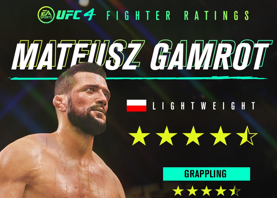Zostań Gamerem! Mateusz Gamrot dodany do gry EA Sports UFC 4! myMMA