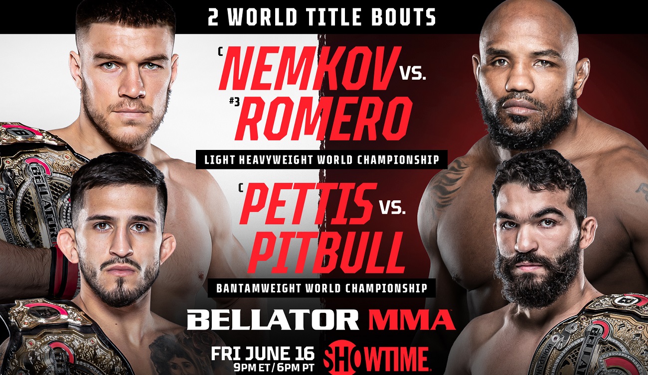 Bellator 297 Nemkov vs. Romero, Pettis vs. Pitbull
