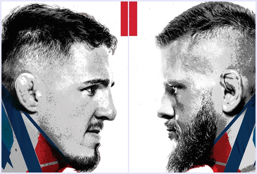 Tom Aspinall vs Marcin Tybura UFC London poster