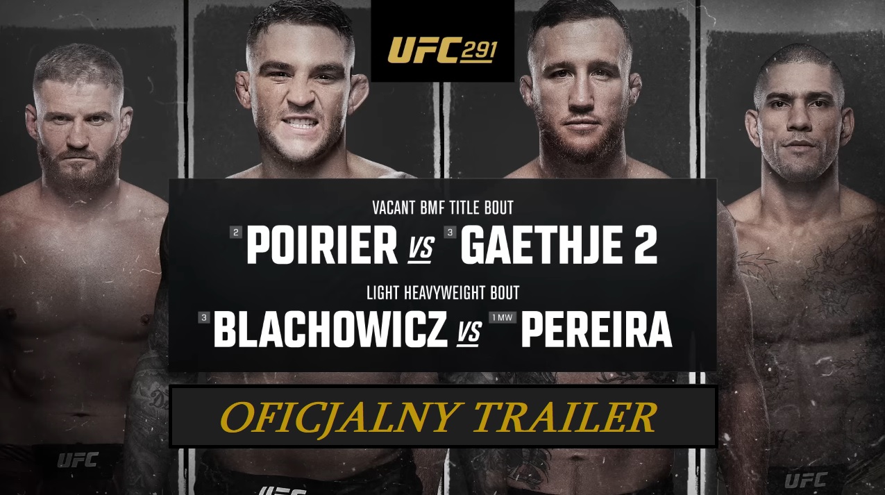 UFC 291 Poirier vs Gaethje poster plakat