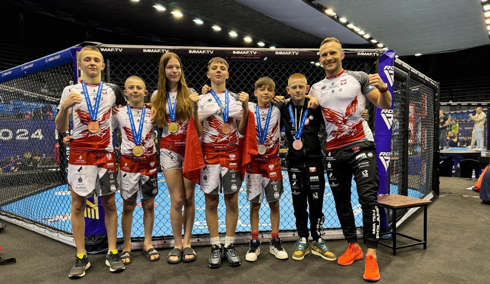 sześć medali Polaków w pierwszym dniu Mistrzostw Europy MMA