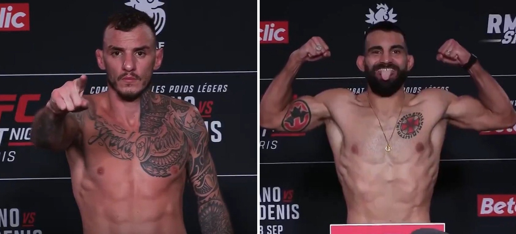 ufc moicano vs saint denis wyniki ważenia